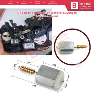 BGE669 ตัวกระตุ้นล็อคประตู FC280 มอเตอร์เกียร์ขนาดใหญ่สำหรับ 1 3 5 X5 X6 Z4 E90 E91 E92 E93 - Product Image 5