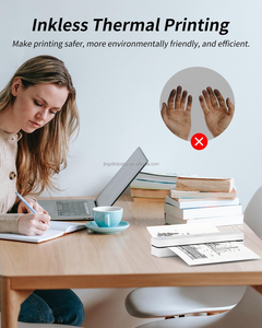 Printing Machine Portable <b>Printer</b> Wireless for Travel, Inkless Thermal <b>Printer</b> Supports Bluetooth Wireless Receipt <b>Printer</b> - Product Image 2