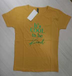 OEM Femmes à la mode couleur unie col rond manches courtes Sexy personnalisé haute qualité T-shirt coton polyester col rond T-shirt - Product Image 3
