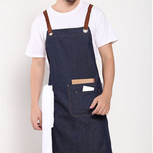 Tabliers en cuir de vache de qualité supérieure pour hommes et femmes Tabliers unisexes personnalisés polyvalents pour salons de coiffure Tabliers de coiffeurs - Product Image 6