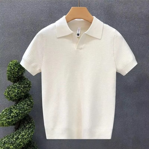 เสื้อโปโลพรีเมียม แฟชั่นลำลอง ทรงคลาสสิก กระชับ ระบายอากาศได้ดี นุ่ม สไตล์ทันสมัย ใส่ได้ทุกวัน คุณภาพแบรนด์ดัง ทันสมัย - Product Image 5