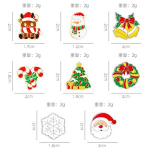 Broche de Metal con Diseño de Reno Navideño de Dibujos Animados, Accesorios de Insignia de Copo de Nieve, Adornos <span class=keywords><strong>Infantiles</strong></span> para Navidad, Venta al Por Mayor - Product Image 2