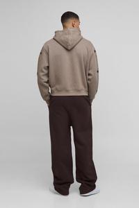 Sweat à capuche texturé à manches longues pour hommes Casual Sweats à capuche légers Pull à capuche avec cordon de serrage - Product Image 6