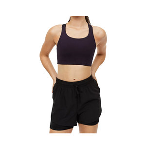 Logotipo personalizado del fabricante de alto soporte Racerback Fitness Long Line Sexy Women Athletic Sports Bra Gym Active - Product Image 3