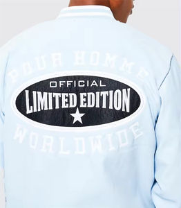 OEM personalizado Vintage Varsity chaqueta de invierno de cuero mangas Escuela universidad béisbol Letterman Varsity chaqueta para los hombres - Product Image 2