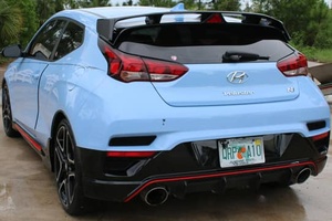 LISTO PARA ENVIAR, HYUNDAI VELOSTER 2021 CON VOLANTE A LA DERECHA/IZQUIERDA, MOTOR TURBO DE 4 CILINDROS Y 275 HP - Product Image 5