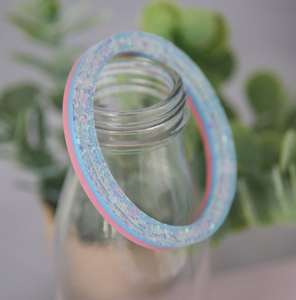 Fashion Inspired Resin Bangles with Unique Artistic Design and Real <b>Flower</b> Touch for <b>Girls</b> Elegant Gift Jewelry - Product Image 4