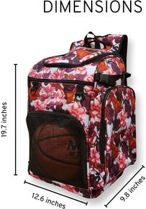 กระเป๋าใส่ลูกบอลกีฬา กระเป๋าสะพายไหล่สำหรับใส่ลูกบอลกีฬา บาสเก็ตบอล ฟุตบอล วอลเลย์บอล กระเป๋าเป้สะพายหลังสำหรับเก็บอุปกรณ์กีฬา - Product Image 3