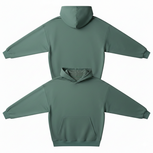 Custom Logo Oversized Men's Cotton Hoodie High Quality Heavyweight 400gsm French Terry Unisex <b>Streetwear</b> Hoodie For GYM - Product Image 3