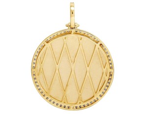 Colgante clásico de plata de ley S925 con imagen de memoria de diamante Moissanite para compromiso, boda o fiesta - Product Image 4