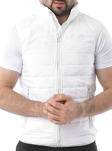 Chaleco de lana de algodón de invierno transpirable para hombre de alta calidad 2025, chaquetas informales cálidas sin mangas, ropa exterior con servicio OEM - Product Image 3