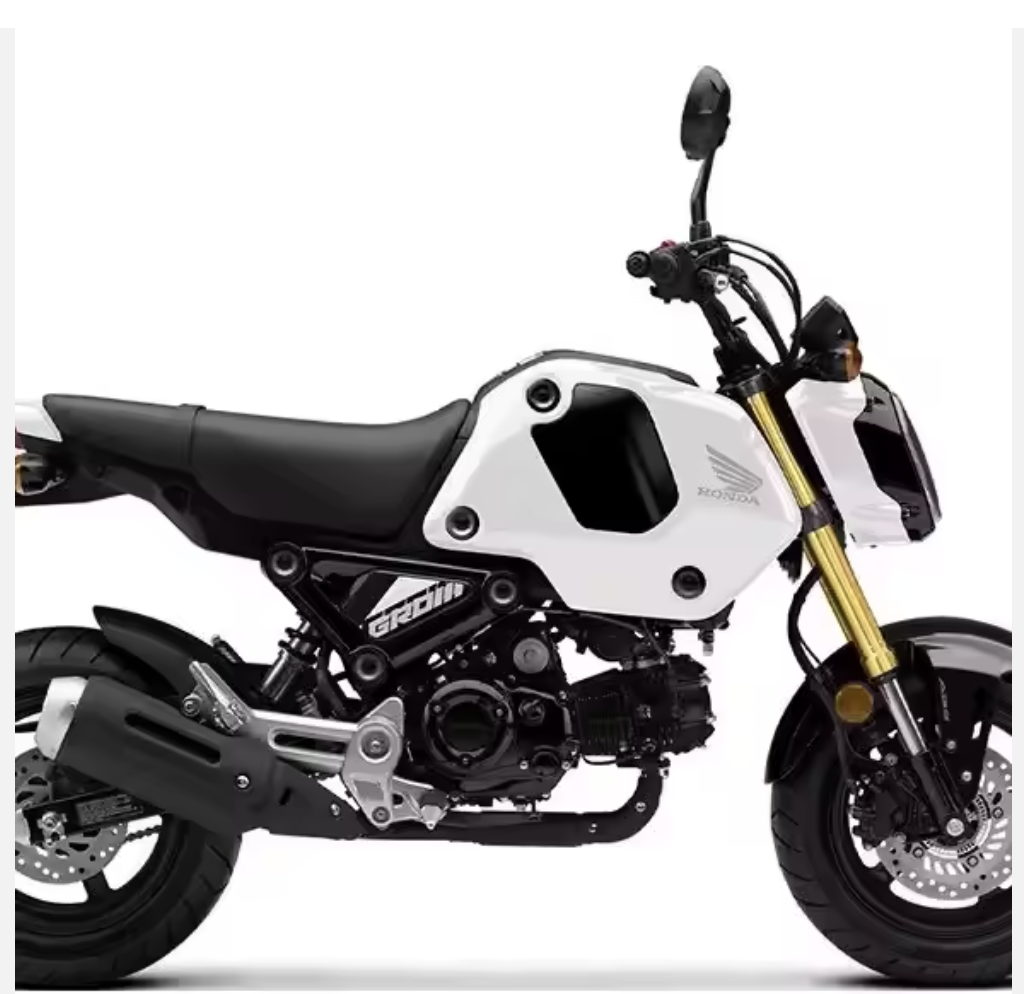Honda Grom Bikes 2024 Brushless 4-Stroke Sport Motorcycles
