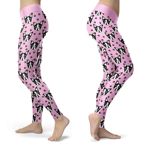 Leggings de sport pour femmes à taille haute, élastiques, unis, confortables, respirants, séchage rapide - Product Image 4