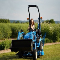 Mini tracteurs de jardin agricole avec tondeuse pour les petites exploitations moteur puissant et large plateau de coupe construit pour des résultats de jardinage professionnels