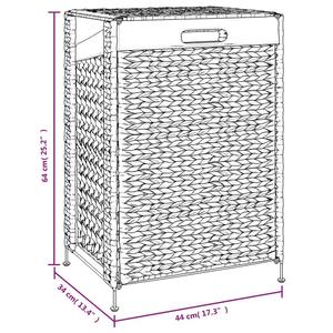 Panier en jacinthe d'eau au design moderne, panier de rangement fait à la main, vente en gros, écologique, fabriqué au Vietnam - Product Image 3