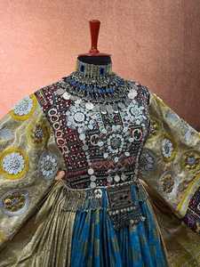 2026 Latest Handmade Embroidery Afghan Style Vintage Women's <b>Wedding</b> Party Dresses Matching Men's Vest Waistcoat - Product Image 5