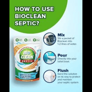 Nettoyeur de tuyaux de toilette utilisant BIOCLEAN SEPTIC - Product Image 3