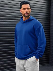 Sudaderas con Capucha Personalizadas para Hombre, Manga Larga, Casuales, Ligeras, con Bolsillos Tipo Kanga, de Poliéster/Algodón - Product Image 3