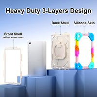 Funda Protectora de Silicona Resistente para Tablet, a Prueba de Golpes, con Correa de Mano y Soporte, para Samsung Galaxy Tab A11 Plus A9 Plus de 11 Pulgadas
