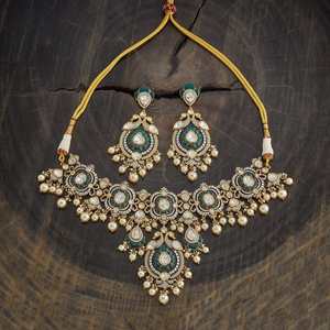 Kundan Necklace 178319 Elegant <b>Wedding</b> <b>Accessory</b> - Product Image 2