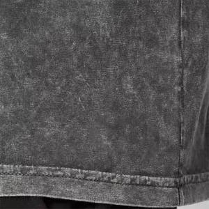 T-shirt oversize à manches courtes pour hommes de haute qualité Logo personnalisé Respirant Lavage à l'acide solide Coupe ample Plus Size Design vierge - Product Image 3