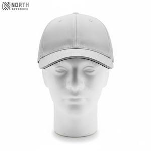 Casquette de baseball brodée à 6 panneaux en gros, design sportif et tendance, casquette personnalisée pour papa, broderie 100% polyester, boucle métallique à l'arrière - Product Image 1