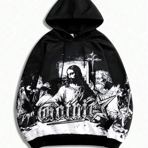 OEM Sweats à capuche personnalisés de haute qualité pour hommes 100% Polyester Meilleure vente Pull à capuche complet - Product Image 1