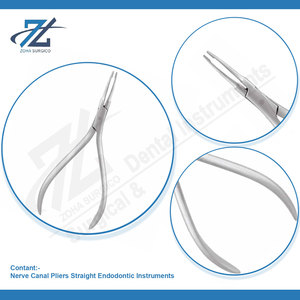 คีมตัดคลองรากฟันแบบแมนนวลขนาด13ซม. เครื่องมือคลองรากฟันทำจากสเตนเลสที่มีคุณภาพสูง - Product Image 4