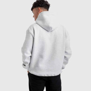 Sweat à capuche unisexe sur mesure, uni, d'hiver, confortable, élégant pour un usage quotidien, respirant, coupe ample, tendance, 100% coton - Product Image 4