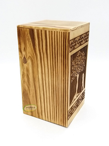 Collecteur de souvenirs en bois fait main avec un magnifique design d'arbre / Nouveau design de collecteur de souvenirs en bois fait main avec un design d'arbre - Product Image 3