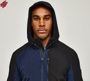 Logo personnalisable veste en nylon respirante grande taille hommes hommes automne Sports de plein air course à pied entraînement vestes de sport formelles - Product Image 5