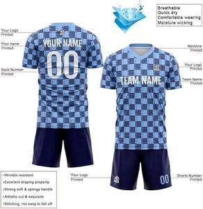 ชุดฟุตบอลแบบซับลิเมชั่นเต็มตัว ผลิตจากโพลีเอสเตอร์ แห้งเร็ว - Product Image 3