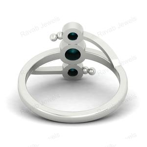 Anillo fino Eternity Vermeil de Plata de Ley 925 más vendido, joyería fina personalizada al por mayor, ajuste de bisel para fiesta - Product Image 6