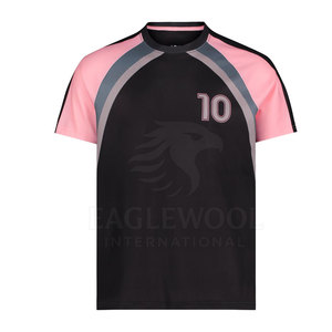 เสื้อฟุตบอลผู้ใหญ่ขายดี น้ำหนักเบา-100% โพลีเอสเตอร์ แห้งเร็ว ระบายอากาศดี รับสกรีนชื่อทีม/หมายเลข บริการ OEM - Product Image 1