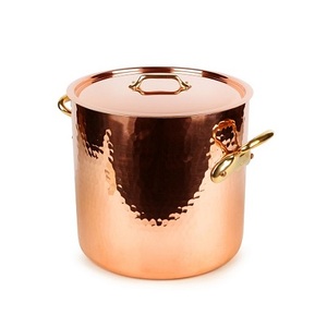 Olla de Cocina de Diseño Superior en Cobre, Olla para Servir con Asas y Perilla de Latón para Bodas, Vajilla para el Hogar - Product Image 4