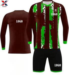 เสื้อทีมฟุตบอล โพลีเอสเตอร์ 100% ระบายอากาศได้ดี น้ำหนักเบา สวมใส่สบาย ออกแบบสีได้ตามต้องการ สำหรับผู้ใหญ่ ทั้งชายและหญิง เหมาะสำหรับสโมสรและโรงเรียน แบบสั้น - Product Image 1