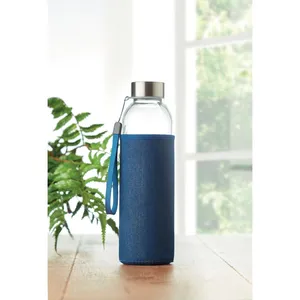 Bouteille en verre en denim personnalisée Utah pour la promotion de produits de boissons - Product Image 3