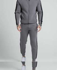 Survêtement de jogging Slim Fit pour homme Survêtement d'extérieur pour l'entraînement de fitness Tenue de fitness d'hiver Survêtement confortable au meilleur prix - Product Image 2