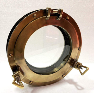 Porthole Nautical Ship Window Mirror Glass Vintage <b>Marine</b> Wall Mirror for Home Decor Bathroom Living Room and Coastal Decoration - Product Image 6