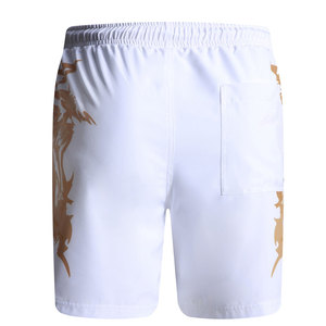 Short de bain taille moyenne pour hommes, imprimé sur mesure, maillot de bain décontracté tissé avec fermeture à cordon de serrage Short de plage sublimé - Product Image 6