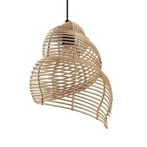 Produit tendance abat-jour en rotin tissé unique escargot design accessoires de lampe décorative pour la maison de vos rêves - Product Image 1