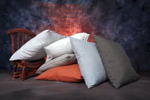 Almohadas y posicionadores tejidos de patrón sólido funcional para interiores de hoteles y hogares para jardines domésticos - Product Image 6