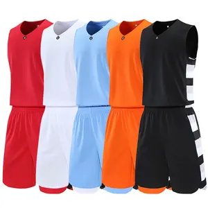 Ensemble de 2 pièces pour hommes, débardeur de sport ample et respirant, short, tenue d'entraînement de basket-ball, de football, tenue de course en plein air, taille plus - Product Image 2