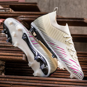 Botas de fútbol para niños, botines de fútbol para jóvenes, ligeras, transpirables, para niños y niñas, para entrenamiento, competición, calzado deportivo - Product Image 1