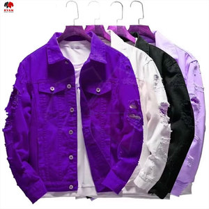 Veste en jean d'hiver pour homme Ryan Pro Gear, coupe-vent et imperméable, tissu tricoté, fermeture à bouton unique, doublure en soie, service OEM - Product Image 5