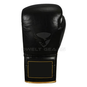 Gants de boxe professionnels en cuir PU avec logo personnalisé avec lacets pour l'entraînement et le combat dans les arts martiaux - Product Image 3