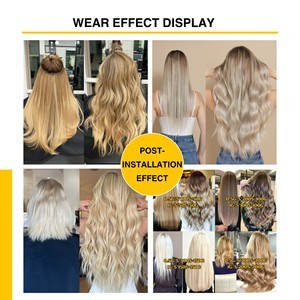 15A Topkwaliteit Groothandel Europees Haar Dubbel Getrokken Tape-in Haarverlenging 100% Echt Haar - Product Image 4