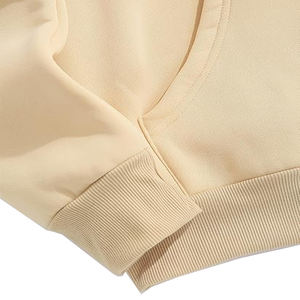 Sudadera con Capucha para Hombre, Invierno, 100% Algodón, Forro Polar, Jersey Térmico, Bordado, Liso Teñido - Product Image 5