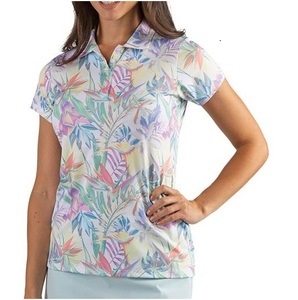Top Qualité Sublimation Imprimé Femmes Polo T-shirts À Manches Courtes Sport Femmes T-shirts à Vendre - Product Image 6