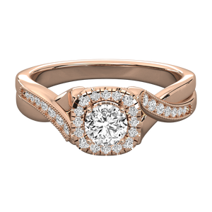 Anillo Solitario de Oro de 18K para Mujer con Diamante Cultivado en Laboratorio - Product Image 2